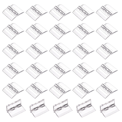 Прозрачный Петли из прозрачного акрила aademaker, складные петли, для хранения, прозрачные, 34x30x6 мм, 30 шт / коробка