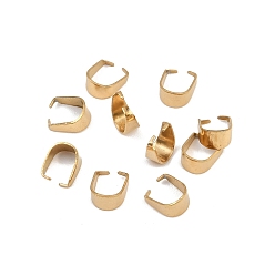 Настоящее золото 18K 304 из нержавеющей стали оснастки на поруки, ионное покрытие (ip), реальный 18 k позолоченный, 6.5x3.5 мм