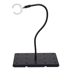 Черный Пластиковые держатели для фигурок в собранном виде, прямоугольные, чёрные, 1~20.2x7.5~14.5x0.2~0.7 см