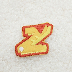 Letter Z Computerized Embroidery Cloth Iron on/Sew on Patches, Costume Accessories, Appliques, Letter.Z, 28x35mm