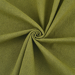 Vert Olive Foncé Tissu en lin et coton, accessoires du vêtement, vert olive foncé, 1500x1000mm