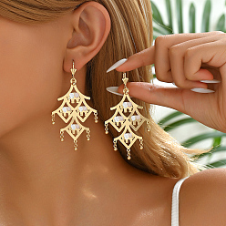 Золотой Милые железные серьги-кисточки в форме слона, универсальные женские серьги в стиле ретро, золотые, 75x38 мм