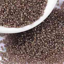 (RR3735) Миюки круглые бусины рокайль, японский бисер, (rr 3735), 15/0, 1.5 мм, Отверстие : 0.7 мм , около 27777 шт / 50 г