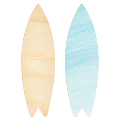 Бланшированный Миндаль 2 шт. сосновый шпон, незаконченная древесина, бланшированный миндаль, 302x95x6 мм