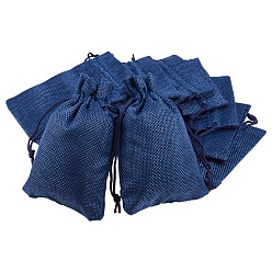 Полуночно-синий Шелковые & матерчатые чехлы, темно-синий, 14x10 см