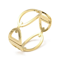 Doré  304 bracelets articulés creux en acier inoxydable pour femmes, or, 7/8 pouce (2.35 cm), diamètre intérieur: 2-3/8x1-7/8 pouce (6x4.9 cm)