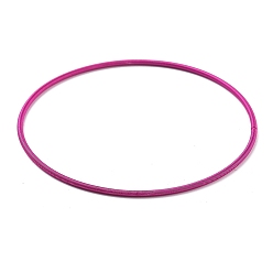 Средний Фиолетово-красный Железные пружинные цепи растягивающиеся браслеты, гитарные струны браслеты катушки для женщин мужчин, средне фиолетовый красный, 0.15 см, внутренний диаметр: 2-3/8 дюйм (6 см)