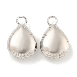 Платинированный Латунные подвески, без кадмия, без никеля и без свинца, Реальная платина, 25x16.5x8 мм, отверстие : 3.8 мм