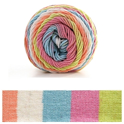 Farbig Baumwollgarn, zum Weben, Stricken & Häkeln, Segment gefärbt, Farbig, 2 mm, ca. 211.07 Yards (193 m)/Knüll