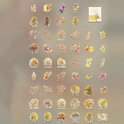 Темно-Оранжевый 100шт. История четырех сезонов наклейки для животных самоклеящиеся наклейки, Украшение дневника для фотоальбома своими руками, темно-оранжевый, 33~60x26~57x0.1 мм