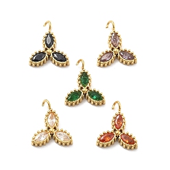 (52) Непрозрачная лаванда 304 из нержавеющей стали горный хрусталь подвески, сердце прелести, ионное покрытие (ip), реальный 14 k позолоченный, разноцветные, 13x11x2.5 мм, отверстие : 1.6 мм