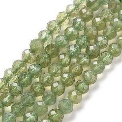 Apatite Perles naturelles apatite brins, facette, ronde, 4mm, Trou: 0.7mm, Environ 93~94 pcs/chapelet, 15.35~15.55 pouce (39~39.5 cm)