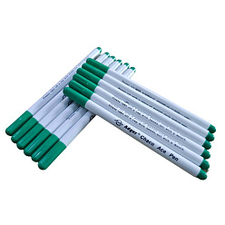 Зеленый Маркер, водорастворимая ручка, для тканей разных цветов шитье лоскутное шитье, зелёные, 155 мм