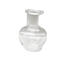 Белый Миниатюрная стеклянная ваза, для кукольных аксессуаров, притворяющихся опорными украшениями, белые, 18x21~23 мм