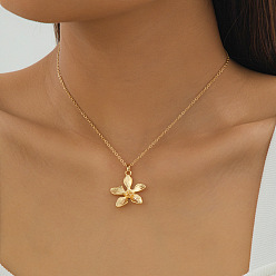 Золотой Цветочные ожерелья Сплав, золотые, 14.57 дюйм (37 см)