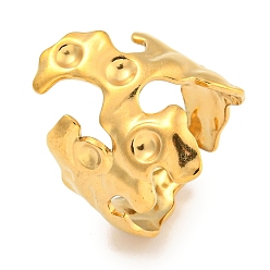 Настоящее золото 18K Ионное покрытие (ip) 304 компоненты кольца манжеты из нержавеющей стали, горный хрусталь настройки, реальный 18 k позолоченный, 20 мм, пригодный для стразов 3 мм