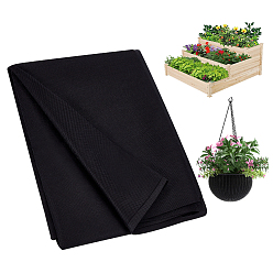 Черный Нетканый материал, поделки товары для рукоделия, прямоугольные, чёрные, 290x162x0.03 см