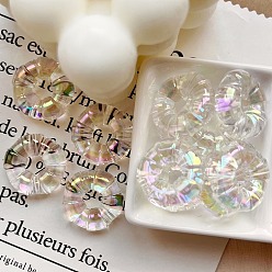 Прозрачный Прозрачный бисер cmолой, ювелирные аксессуары своими руками, кольцо для плавания, прозрачные, 23 мм