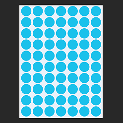 Темно-Голубой Клейкая бумажная лента, круглые наклейки, для изготовления карт, скрапбукинга, дневник, планировщик, конверт и блокноты, круглые, глубокое синее небо, 1.6 см, о 88 шт / лист