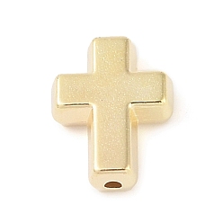 Античное Золото CCB пластиковые шарики, крестик, античное золото , 16x12.5x5 мм, отверстие : 1.5 мм