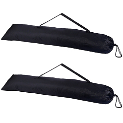 Черный 2шт. нейлоновая сумка для хранения складного стула, чёрные, 910x232x1.5 мм