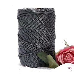 Серый Пряжа из ткани чинлон, для ручного вязания толстой нити, пряжа для вязания крючком, серые, 4~5 мм