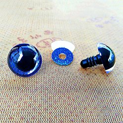 Синий Глаза куклы из АБС-пластика, для изготовления кукол, синие, 16 мм