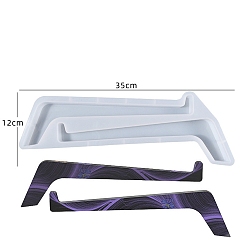 Tool DIY Silicone Molds, Resin Casting Molds, For UV Resin, Epoxy Resin Jewelry Making, White, Tool, 120x350x12mm