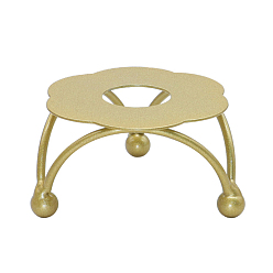 Золотой Железные восковые палочки печь, восковая печать теплее, для изготовления сургучной печати, цветок, золотые, 75x45 мм