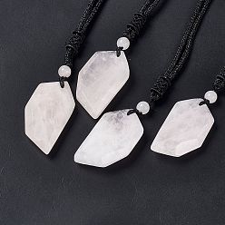 Розовый Кварц Ожерелье с подвеской в форме кинжала из натурального розового кварца, украшения из драгоценных камней для женщин, 14.76 дюйм (37.5 см)