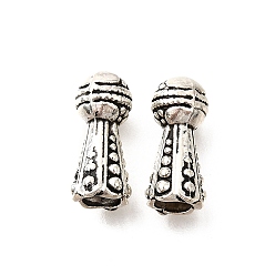 Античное Серебро Тибетский сплав, без кадмия и без свинца, бадминтон, античное серебро, 16x7 мм, отверстие : 1.6 мм, внутренний диаметр: 4.5 мм, Около 600 шт / 1000 г