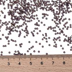 (RR2446) Forest Green Rainbow Gold Luster MIYUKI Round Rocailles Beads, Japanese Seed Beads, 15/0, (RR2446) Forest Green Rainbow Gold Luster, 1.5mm, Hole: 0.7mm, about 27777pcs/50g