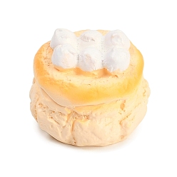 Античный Белый Мини-модель из смолы, имитация торта, аксессуары для оформления микроландшафта, притворяясь опорными украшениями, старинный белый, 25x24.5x19.5 мм