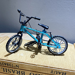 Темно-Голубой Пластиковый брелок, велосипед, глубокое синее небо, кулон: 7.5x10 см