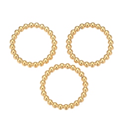 Золотой 304 нержавеющей стали связывающий кольца, подвески аксессуары, Кольцевая форма, золотые, 21x3 мм, внутренний диаметр: 15 мм