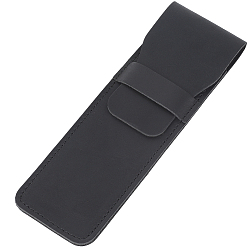 Черный Кожаные сумки для ручек, держатели для ручек, прямоугольные, чёрные, 160x51x8 мм