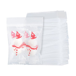 Transparent Robuste, wiederverschließbare Plastikbeutel, wiederverschließbare Beutel, Transparent, 7x5 cm, einseitige Dicke: 5.9 mil(0.15mm), 300 Stück / Set