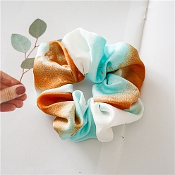 Chocolate Cloth Hair Ties, Chocolate, 150mm