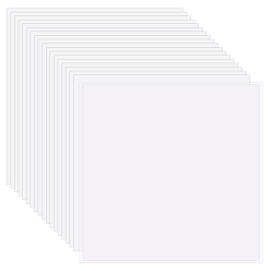 Прозрачный 50шт. квадратные целлофановые пакеты OPP, пакеты для упаковки виниловых пластинок с многоразовой застежкой, прозрачные, 32.6x32.2x0.03 см