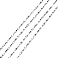 Нержавеющая Сталь Цвет Устойчивы к потускнению 304 шариковые цепи из нержавеющей стали, цвет нержавеющей стали, 1.5 мм