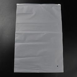 Прозрачный Прозрачные полиэтиленовые пакеты для хранения ювелирных изделий с застежкой-молнией, портативные мешочки-органайзеры для ювелирных изделий, прямоугольные, прозрачные, 45.3x30x0.15 см