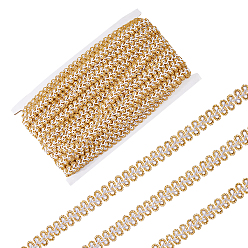 Золотистый Полиэстеровая плетеная волнистая лента в виде сороконожки, аксессуары для одежды, золотые, 1/2 дюйм (13 мм)