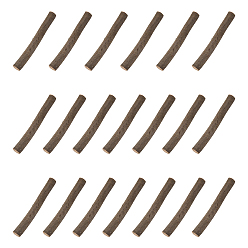 Coconut Brown 20Pcs Column Wood, Craft Sticks, for DIY Accessories, Coconut Brown, 10.1x1.2cm