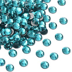 60230 Blue Zircon Камни preciosa® crystal hotfix с плоской основой, чешский хрусталь, круглый(438 11 612 шатон роза вива 12 ®), 60230 голубой циркон, ss 16 (3.8~4 мм)