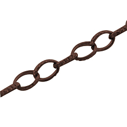 Красная Медь Железо кабельные сети, , несварные, с катушкой, Плоско-овальные, без никеля , Красная медь, 8x6x1 мм, около 164.04 футов (50 м) / рулон