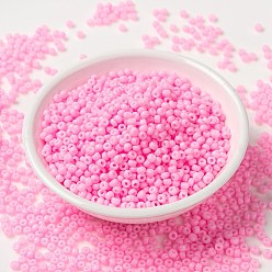 (rr 415) gefärbte undurchsichtige Zuckerwatte rosa Miyuki runde Rocailles Perlen, japanische Rocailles, (rr 415) gefärbte undurchsichtige Zuckerwatte rosa, 8/0, 3 mm, Loch: 1 mm ca. 422~455 Stück / Flasche, 10 g / Flasche
