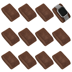 Кокосово-Коричневый Подушки для демонстрации часов из полипропилена, держатель дисплея часов, овальные, кокосового коричневый, 4.5x8x3.8 см