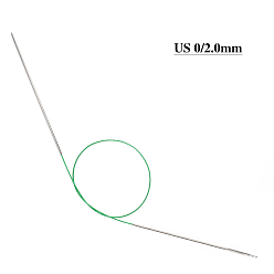 Случайный цвет 304 Круговые спицы из нержавеющей стали, спицы с двойным острием, Со сталью, случайный цвет, 650x2 мм