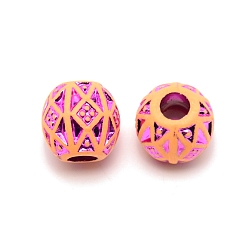 Pink Бусины из cмолы, украшения для волос, круглые, розовые, 15.5x15 мм