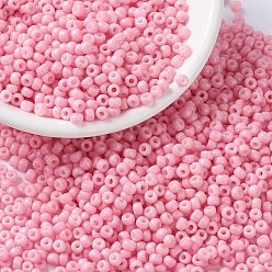 (RR4466) Дуракоат Окрашенный Непрозрачный Светлый Гвоздичный Миюки круглые бусины рокайль, японский бисер, (rr 4466) непрозрачная светлая гвоздика, 8/0, 3 мм, отверстие : 1 мм, о 422~455шт / бутылка, 10 г / бутылка